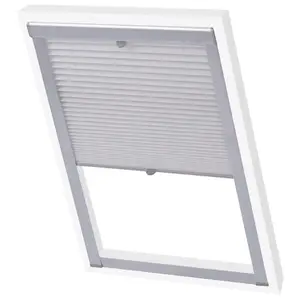 Pleated blind vidaXL image-1