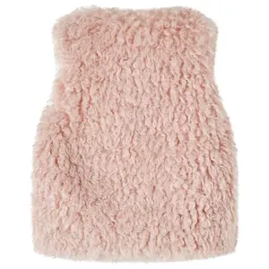 Faux fur fleece girls' jacket vidaXL image-1