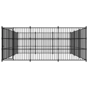 Niche d'extérieur pour chien vidaXL 450x450x185 cm image-1