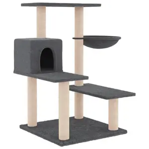 Arbre à chat avec griffoirs en sisal vidaXL 82,5 cm
