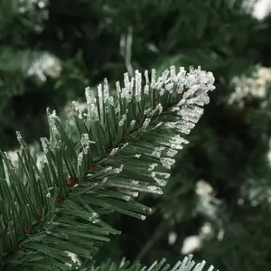 Weihnachtsbaum mit Tannenzapfen und Glitzer vidaXL image-4
