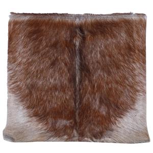 Skládací taburet z pravé kůže a masivního teakového dřeva vidaXL image-4