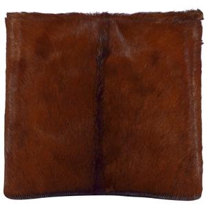 Skládací taburet z pravé kůže a masivního teakového dřeva vidaXL image-6