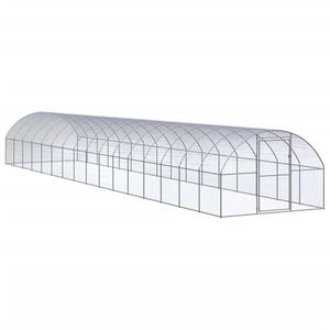 3095469-poulailler-en-acier-galvanise-vidaxl-3x16x2-m-silver-tu