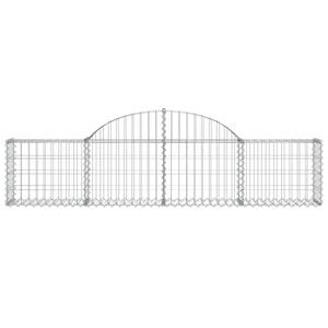Panier à gabions arqués fer galvanisé vidaXL (x25)