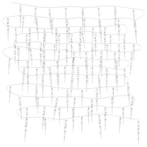 Lichterkette mit weihnachtlichen Eiszapfen aus Acryl vidaXL (x40) image-2