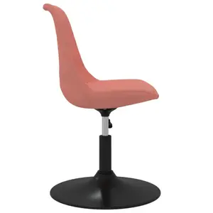 Chaises à manger pivotantes velours vidaXL (x4) image-5