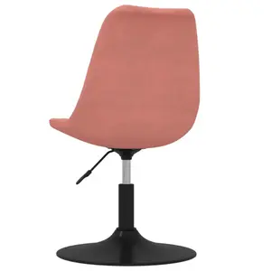 Chaises à manger pivotantes velours vidaXL (x4) image-4