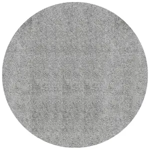 modern long-pile round rug vidaXL Shaggy Pamplona image-0