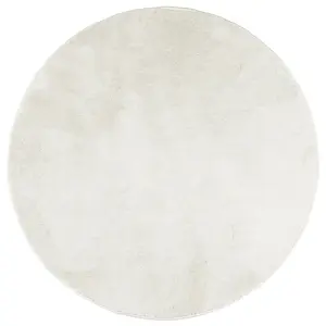 Short pile round rug vidaXL Oviedo image-0