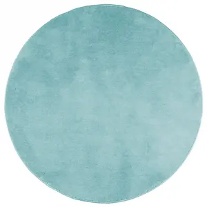 Short pile round rug vidaXL Oviedo image-0