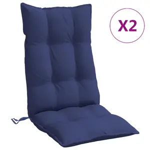 Cuscino per sedia con schienale alto vidaXL (x2) image-6