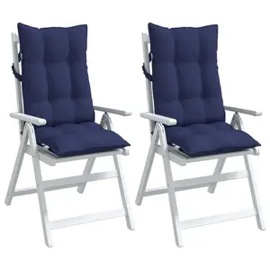 Cuscino per sedia con schienale alto vidaXL (x2) image-1
