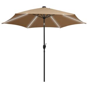 47363-parasol-avec-led-et-mat-aluminium-vidaxl-taupe-300x240-cm