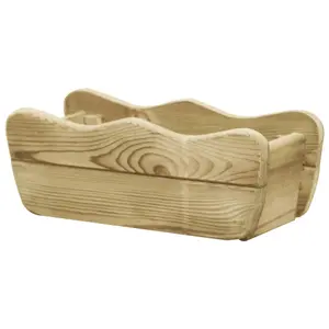 Letto da giardino rialzato in legno di pino impregnato vidaXL image-0