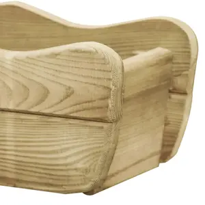Letto da giardino rialzato in legno di pino impregnato vidaXL image-2