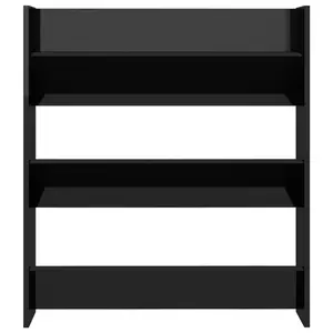 Wall-mounted shoe cabinet, engineered wood vidaXL image-0