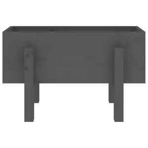 Solid pine planter vidaXL image-0
