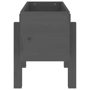 Solid pine planter vidaXL image-5