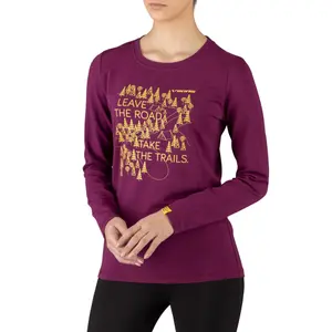 T-shirt de manga comprida feminina Viking Lako Bamboo image-0