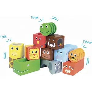 Early learning games sound cubes Vilac Savane image-0
