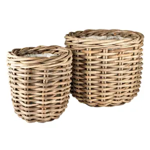 Rotan plantenmand Villa Collection Vida (x2) image-0