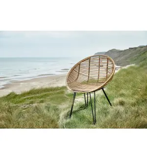 Rattan-Stuhl Villa Collection Soe H77 image-4