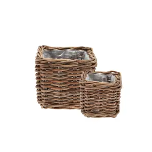 Rotan plantenmand Villa Collection YLM (x2) image-0