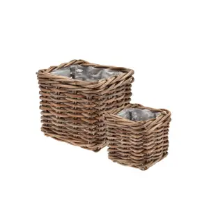 Rotan plantenmand Villa Collection YLM (x2) image-1