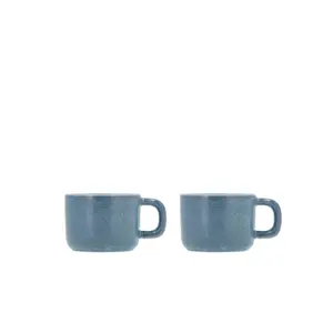 Porseleinen espressokopje Villa Collection Fjord (x2) image-1