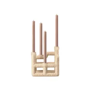 Polyresin candlestick Villa Collection Lyng image-0