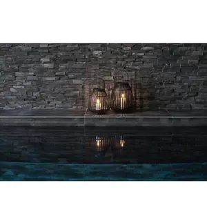 Lanterna in bambù/vetro Villa Collection Asra image-3