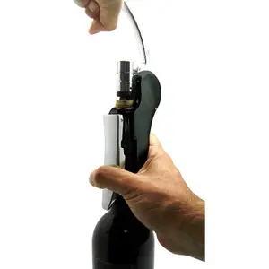 Tire-bouchon à levier avec décapsuleur Vin Bouquet image-1