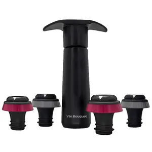 Vacuümpomp met 4 doppen Vin Bouquet image-0