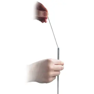 Straight metal cocktail straws Vin Bouquet image-2