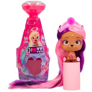 Doll with 6 accessories and 9 surprises VIP Pets Macota Glam Gems image-0