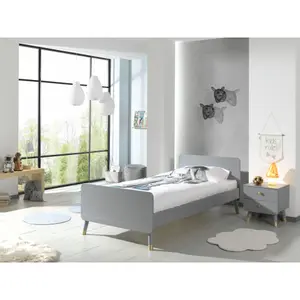 Timeless bed, matching timeless bedside table for children Vipack Billy image-1