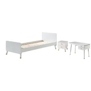 Bett mit Schreibtisch für Kinder Vipack Billy image-0