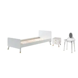 Bed with child's dressing table Vipack Billy image-0
