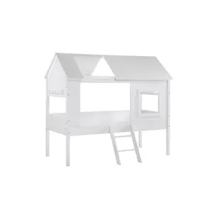 Child's bed with curtains Vipack Charlotte image-0