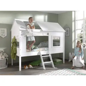 Child's bed with curtains Vipack Charlotte image-2