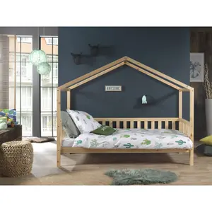 Kinderhausbett mit Gitter Vipack Dallas image-1