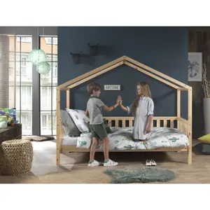 Kinderhausbett mit Gitter Vipack Dallas image-2