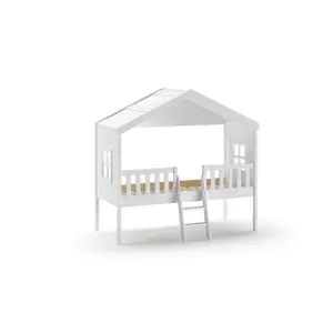 Dětská patrová postel se žebříkem Vipack Housebed