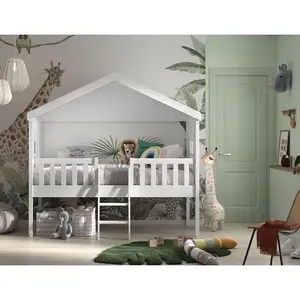 Dětská patrová postel se žebříkem Vipack Housebed image-1