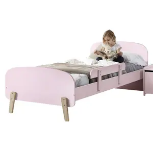 Bed with safety barrier for girl Vipack Kiddy image-0