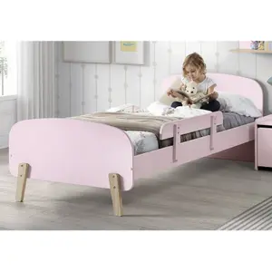 Bed with safety barrier for girl Vipack Kiddy image-3