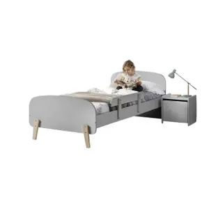 Bett mit Nachttisch und Sicherheitsbarriere für Kinder Vipack Kiddy image-0