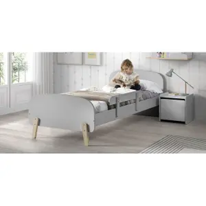 Bett mit Nachttisch und Sicherheitsbarriere für Kinder Vipack Kiddy image-4