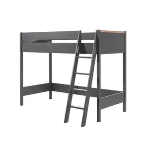Compact bed with 2-door wardrobe for children Vipack London image-0